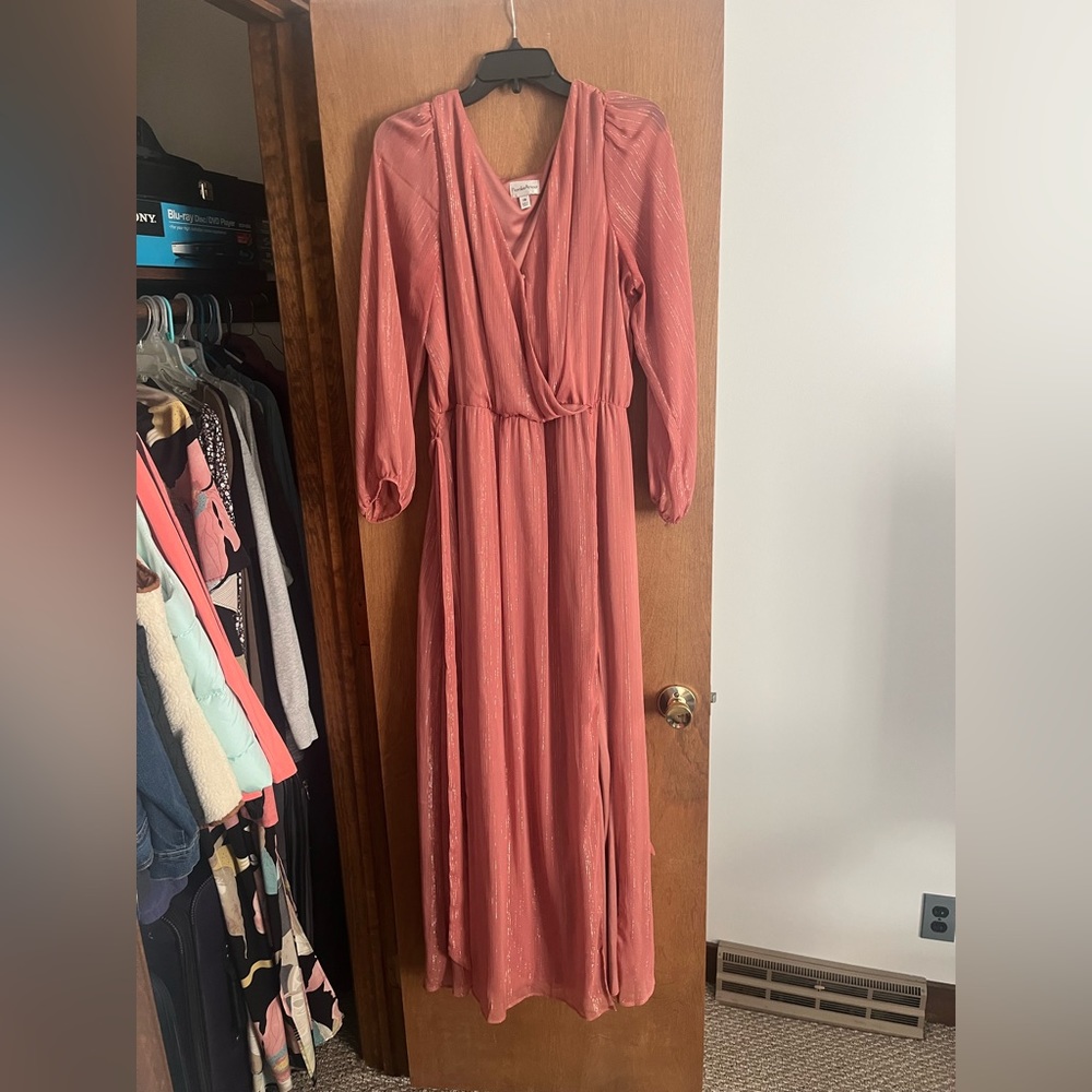 Premier Amore - floor length dress with slit - size 16